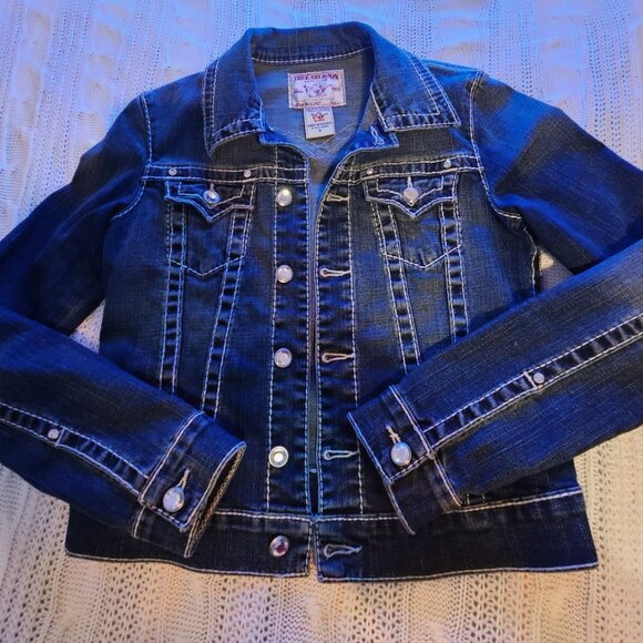 TRUE RELIGION Disco Emily Jean Jacket Size Small with COA - Picture 5 of 8